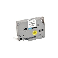 Стрічка для принтера етикеток UKRMARK RL-B-T251P-BK/WT, аналог TZE251. 24 мм х 8 м (900245)