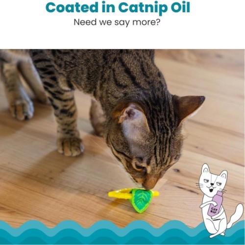 Іграшка для котів Catstages Лимон для жування з ароматом м'яти (0700603720977)