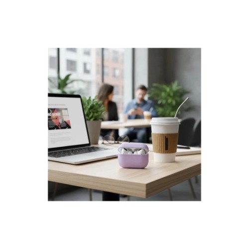 Чохол для навушників Uniq Lino AirPods Pro 2 gen Silicone Lilac lavender (8886463683569)