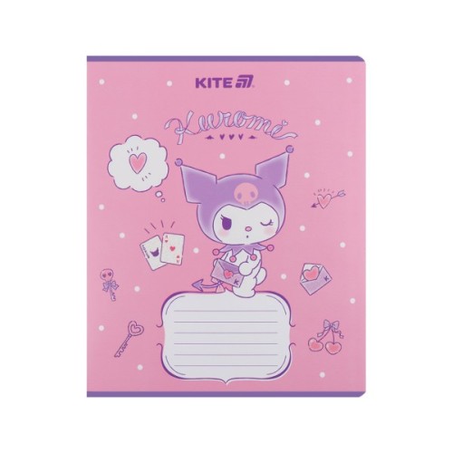 Зошит Kite Kuromi, 12 аркушів, лінія (HK25-234-2)
