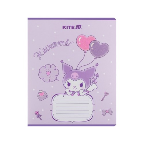 Зошит Kite Kuromi, 12 аркушів, лінія (HK25-234-2)