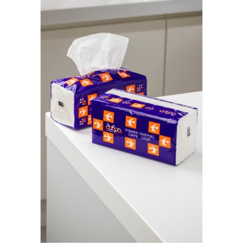 Паперові рушники Добра Господарочка Колекція Вибійка V-складання 2 шари 120 шт. (4820086524100)