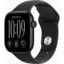 Смарт-годинник Apple Watch Series 12 GPS 46mm Black Aluminium Case with Black Sport Band - M/L (MJEL4RK/A)