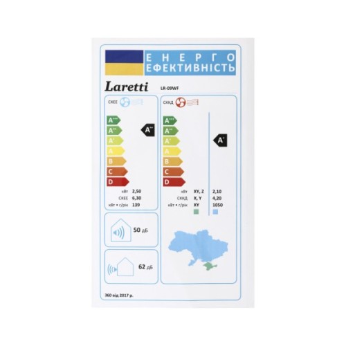 Кондиціонер Laretti LR-09WF Silver Line