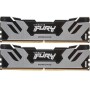 Модуль пам'яті для комп'ютера DDR5 32GB (2x16GB) 7600 MHz Renegade Silver XMP Kingston Fury (ex.HyperX) (KF576C38RSK2-32)