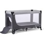 Дитячий манеж Kinderkraft кровать Leody с пеленатором Grey (5902533917952)