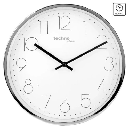 Настінний годинник Technoline WT7210 White/Silver (DAS301798)