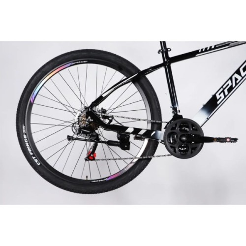 Велосипед Space 27.5" MERCURY DD FR рама-17" AL 2026 чорно-білий (OPS-SP-27.5-075)