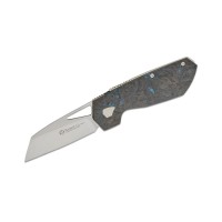 Ніж Maserin W2, M390, fat carbon, синій (371/B)