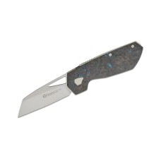 Ніж Maserin W2, M390, fat carbon, синій (371/B)