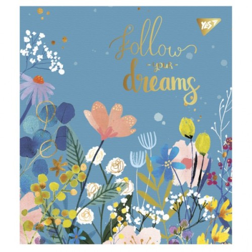 Зошит Yes А5 Follow your dreams 24 аркушів клітинка (766842)