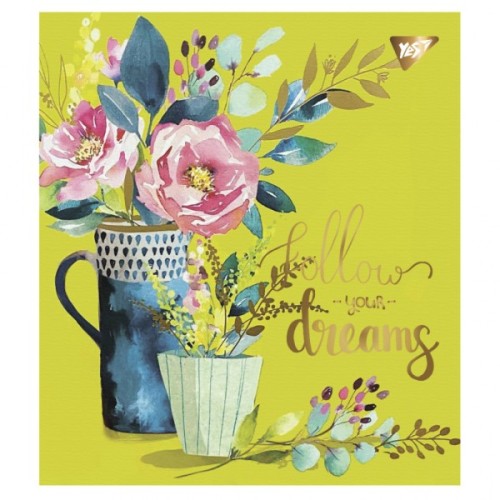 Зошит Yes А5 Follow your dreams 24 аркушів клітинка (766842)