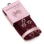 Колготки дитячі BNM з квітами зі страз (M0C0302-1163-3G-burgundy)