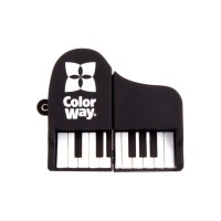 USB флеш накопичувач ColorWay Piano 64 GB 3.0 Black (CW-USBPO64)