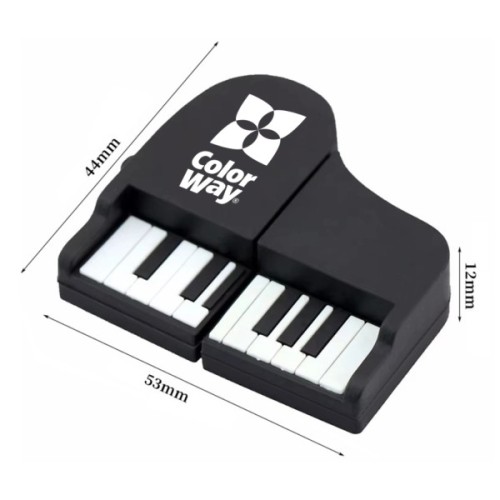 USB флеш накопичувач ColorWay Piano 64 GB 3.0 Black (CW-USBPO64)