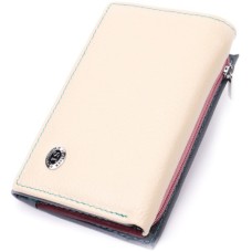 Гаманець ST Leather З натуральної шкіри Різнобарвний (19461)