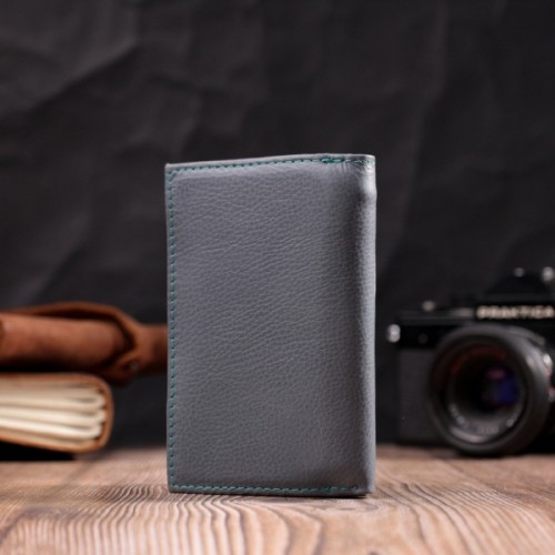 Гаманець ST Leather З натуральної шкіри Різнобарвний (19461)