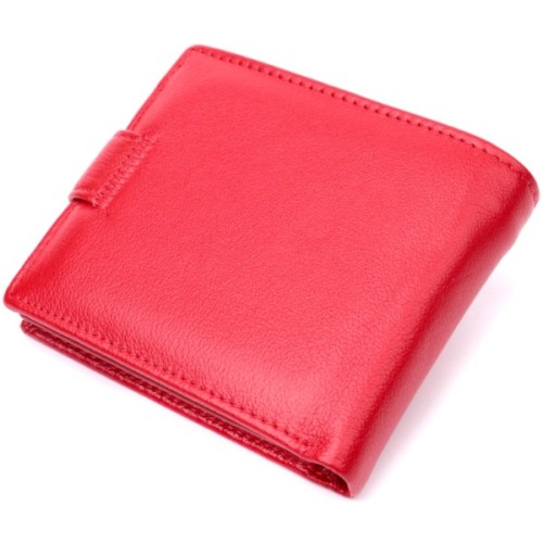 Гаманець ST Leather З натуральної шкіри Червоний (19471)