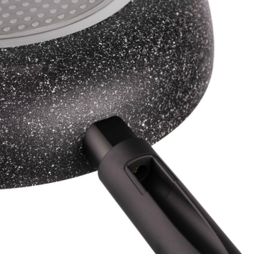 Сковорода Ardesto Black Mars Alcor, 28см, алюміній, чорний (AR1928BML)