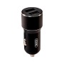 Зарядний пристрій XO CC30 Metal Car Charger Black (XO-CC30-BK)
