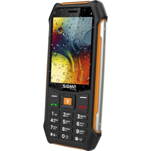 Мобільний телефон Sigma X-style 323 RAIN Black-Orange (4827798885727)