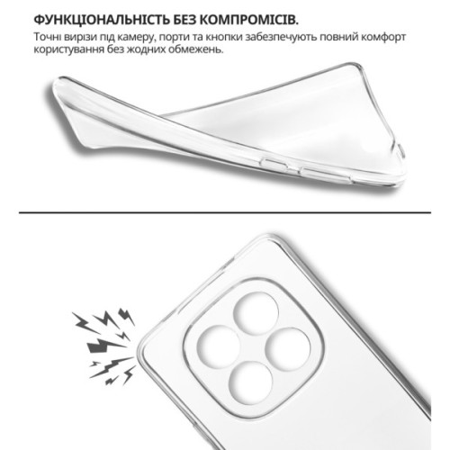 Чохол до мобільного телефона BeCover Xiaomi Redmi Note 15 Pro 4G Transparent (714973)