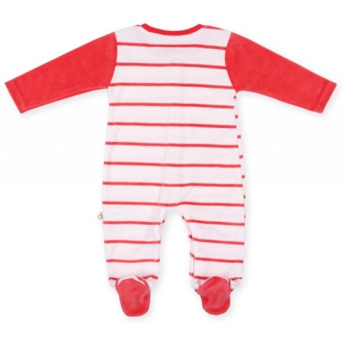 Чоловічок дитячий Bibaby в смужку "Lovely" (60173-56G-coral)