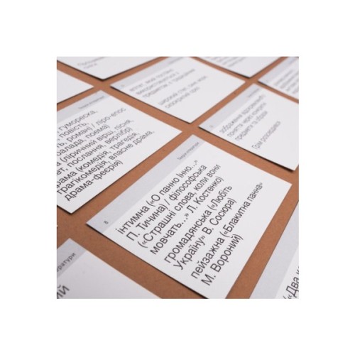 Навчальний набір English Student Картки для вивчення англійської мови ЗНО Українська література, українська (591225965)