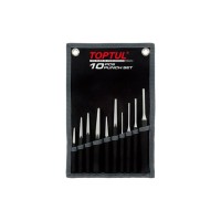 Набір інструментів Toptul добійників і кернів, 10шт., чохол (GPAQ1001)