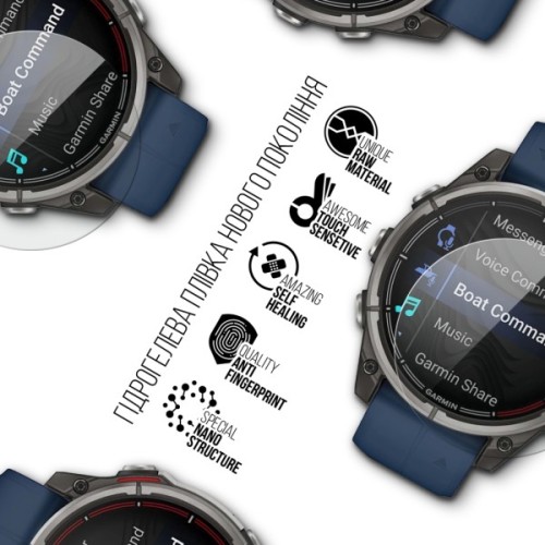 Плівка захисна Armorstandart hydrogel Garmin quatix 8 47mm 6 pcs (ARM91676)