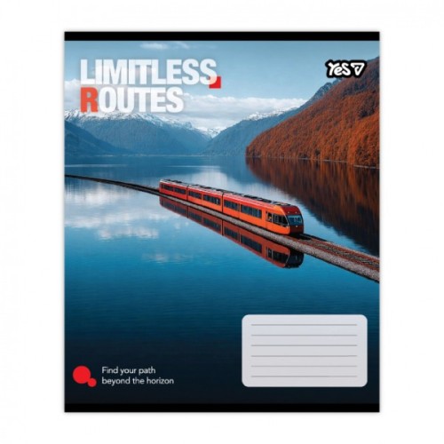Зошит Yes Limitless routes А5 36 аркушів лінія (769039)