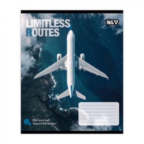Зошит Yes Limitless routes А5 36 аркушів лінія (769039)