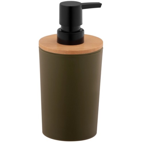 Дозатор для рідкого мила Ardesto Minimalism Темно-зелений 380 мл (ARHB3104OB)