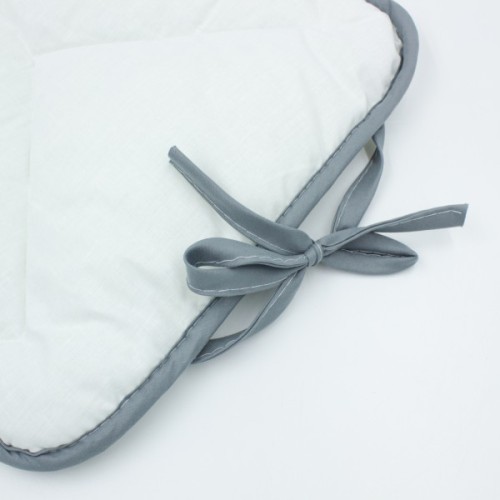 Подушка на стілець MirSon Бязь Royal Pearl Line 40х40 см (2200006185826)