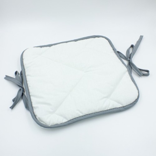 Подушка на стілець MirSon Бязь Royal Pearl Line 40х40 см (2200006185826)