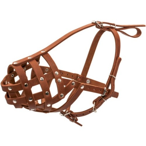 Намордник для собак Collar твердий (боксер малий) коричневий (05986)