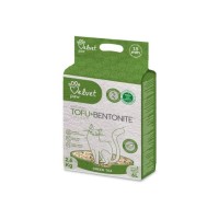 Наповнювач для туалету Velvet Paw TOFU з бентонітом та екстрактом зеленого чаю (1.5 мм) 2.6 кг (TOF70022)