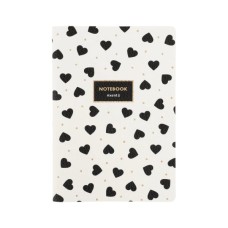 Книга записна Axent A5 Black&White, 60 аркушів клітинка (8710-7-A)