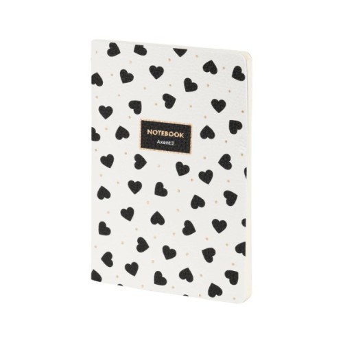 Книга записна Axent A5 Black&White, 60 аркушів клітинка (8710-7-A)