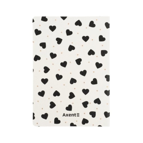 Книга записна Axent A5 Black&White, 60 аркушів клітинка (8710-7-A)
