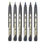 Маркер Marvy Набір маркерів на водній основі Opaque Brush, металіки, 6 кольорів (752481951820)