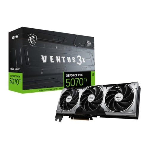 Відеокарта MSI GeForce RTX5070 Ti 16GB VENTUS 3X OC (RTX 5070 Ti 16G VENTUS 3X OC)