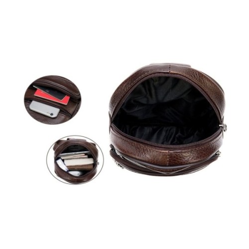 Сумка Vintage Чоловіча через плече Коричнева (14986)