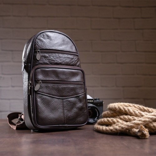 Сумка Vintage Чоловіча через плече Коричнева (14986)