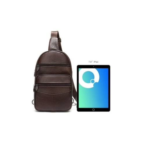 Сумка Vintage Чоловіча через плече Коричнева (14986)