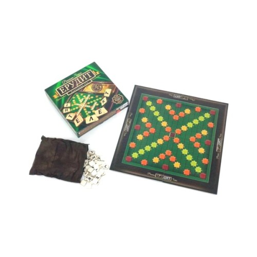 Настільна гра Danko Toys Ерудит Premium series (Erudite Premium series) (укр - рос.) (G-ER-U-01)
