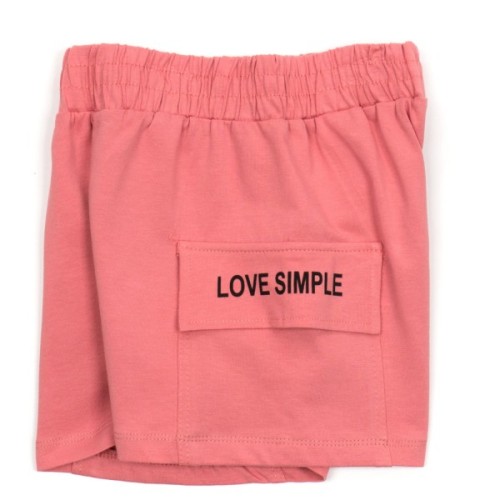 Набір дитячого одягу Smile із шортами (7012-116G-peach)