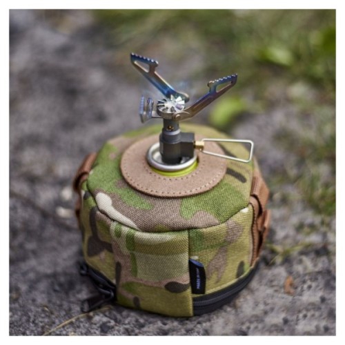 Пальник BRS Набір BRS-3000T титановий + балон різьбовий бутановий Quest, 450гр (BRS-3000TQ-G450)