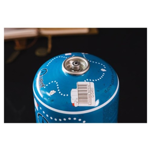 Пальник BRS Набір BRS-3000T титановий + балон різьбовий бутановий Quest, 450гр (BRS-3000TQ-G450)