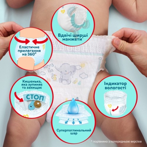 Підгузки Pampers Premium Care Pants Junior Розмір 5 (12-17 кг) 34 шт (8001090759870)
